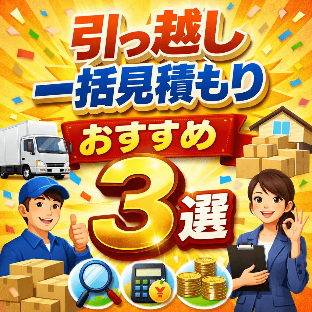 引っ越し一括見積もりおすすめ3選|しつこい営業を減らして最安を出す比較
