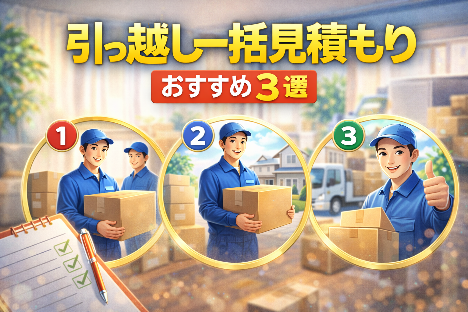 引っ越し一括見積もりおすすめ3選｜しつこい営業を減らして最安を出す比較